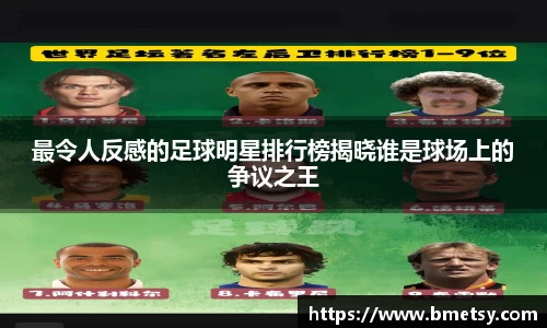 最令人反感的足球明星排行榜揭晓谁是球场上的争议之王